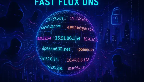 An Illustration for Fast Flux DNS- Rising Threats To National Security in Cybersecurity