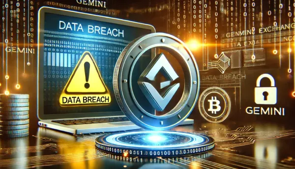 An Illustration for Gemini Crypto Exchange Data Breach - Customer Info Exposed